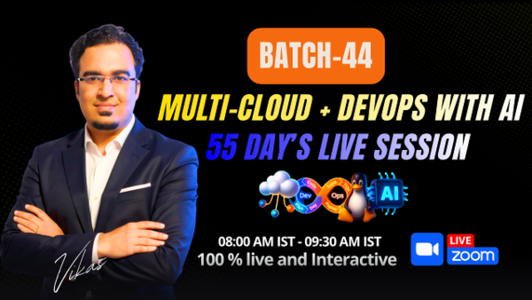 Batch-44 - Multi-Cloud + DevOps With AI - Lakshya 40 LPA Job... cover
