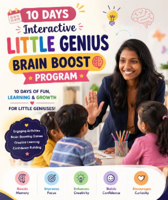 10 Days Interactive Little Genius Brain Boost Program cover