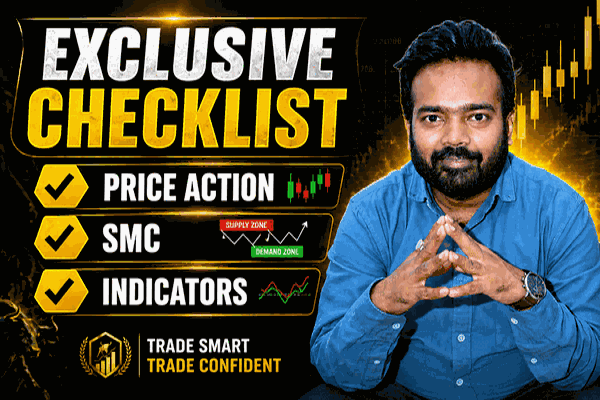 EXCLUSIVE CHECKLIST - PRICE ACTION I SMC CONCEPT I  INDICATORS  cover