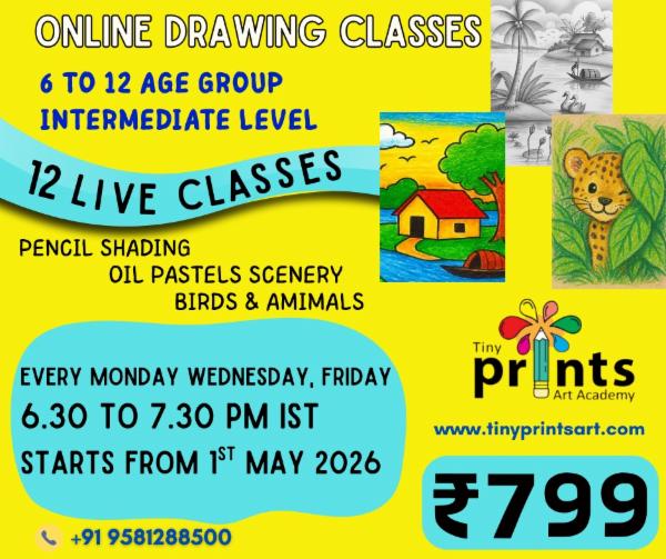 6 to 12 Age Group Monday, Wednesday Friday 6 to 12 Age Group May 2026 Batch cover