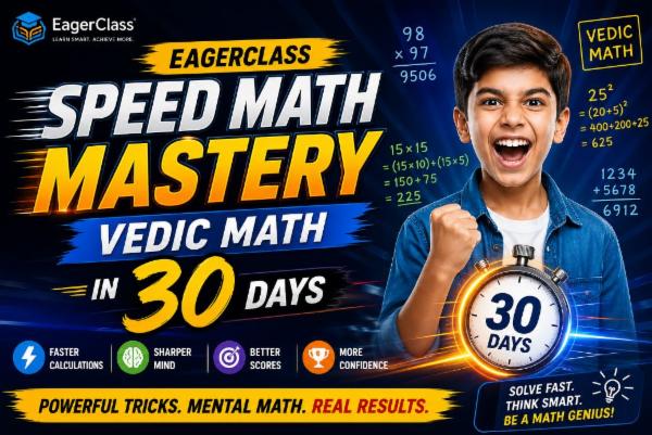 Math Calculation Mastery: Vedic Math in 30 Days cover