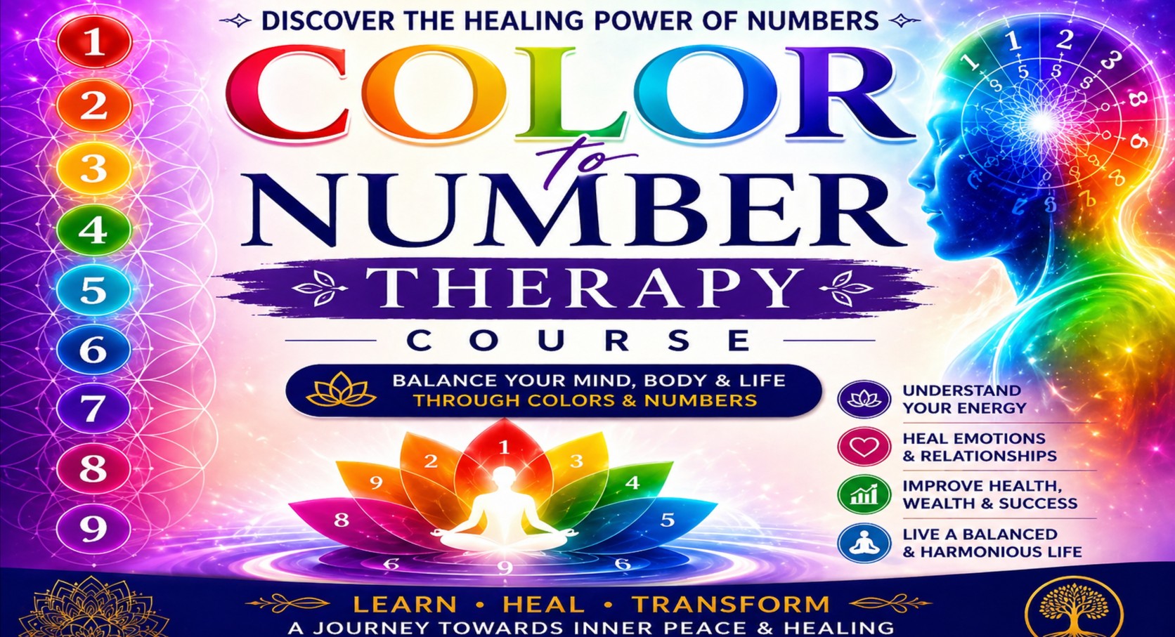 Colour Number Therapy Complete Course  cover