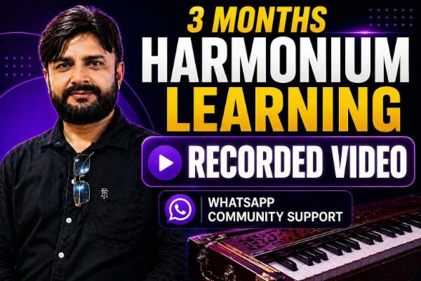 3 Months Ultimate Harmonium Learning Course cover