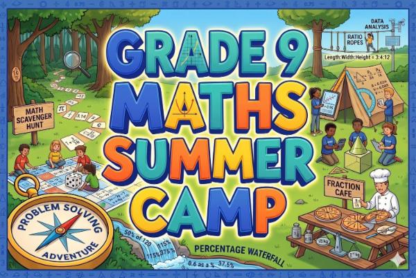 Grade 9 Maths Summer Camp cover