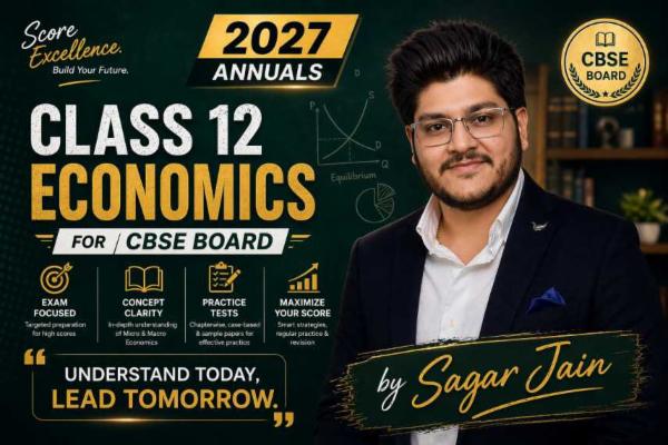 Economics | Class 12 | CBSE | 2027 Boards cover