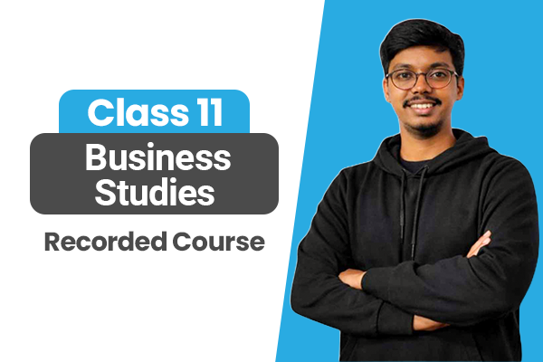 Business Studies – Class 11 ICSE (Recorded Course) Session: 2026–27 cover