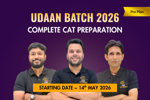 Complete CAT 2026 Batch 07 (Basic to Advanced) | Udaan Batch- Pro Plan cover