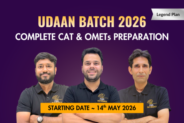 Complete CAT & OMETs 2026 Batch 07 (Basic to Advanced) | Udaan Batch- Legend Plan cover