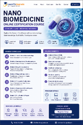 Nano Biomedicine Certification Course cover