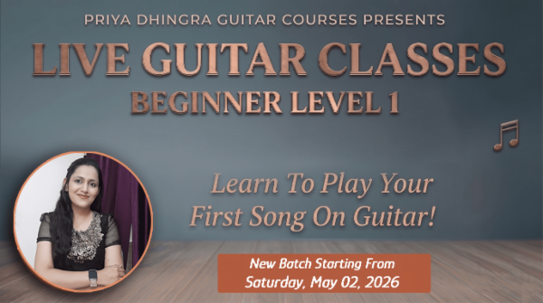 MAY 2026 - LIVE GUITAR CLASSES cover