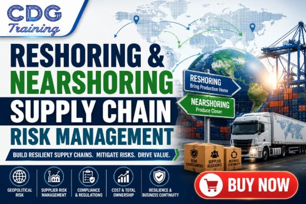 Reshoring & Nearshoring Supply Chain Risk Management cover