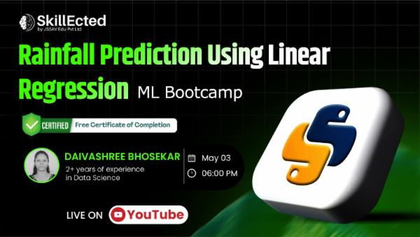 Rainfall Prediction Using Linear Regression – ML Bootcamp cover
