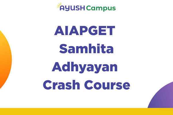 AIAPGET Samhita Adhyayan Crash Course cover