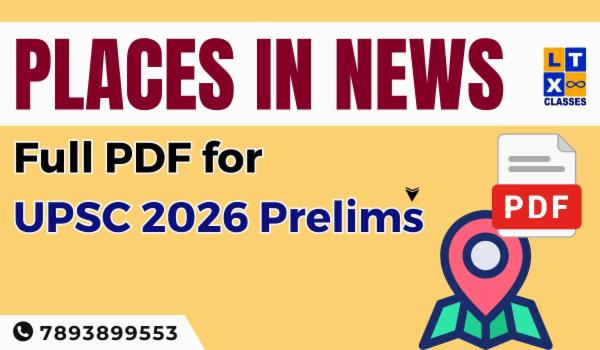 Places in News Full PDF for UPSC 2026 Prelims cover