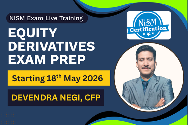 NISM Series-VIII Equity Derivatives Exam Live Training (May 2026 Batch) cover