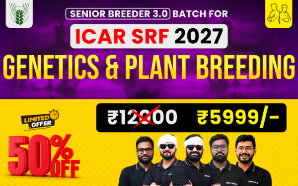 ICAR SRF Genetics & Plant Breeding 2027 Course cover