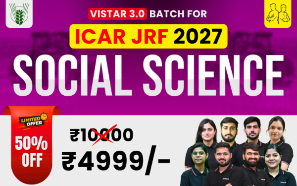ICAR JRF Social Science 2027 Course cover