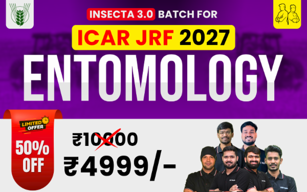 ICAR JRF Entomology 2027 Course cover