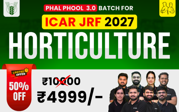 ICAR JRF Horticulture 2027 Course cover
