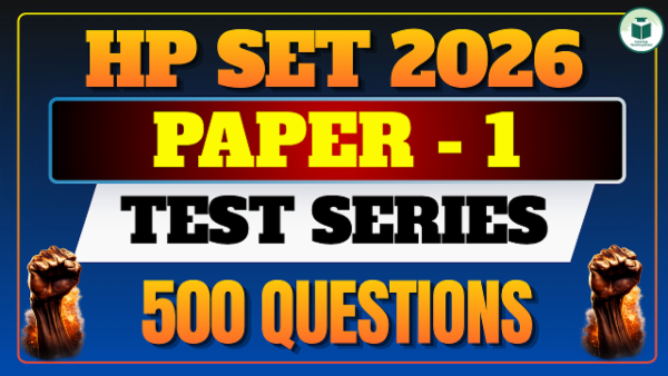 HP SET 2026 Paper- I Test Series cover