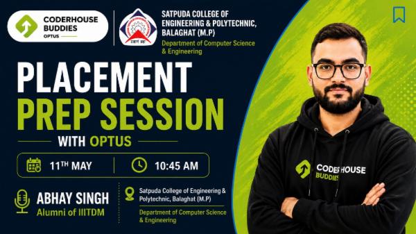 Placement Prep Talk With C++ Demo Classes cover