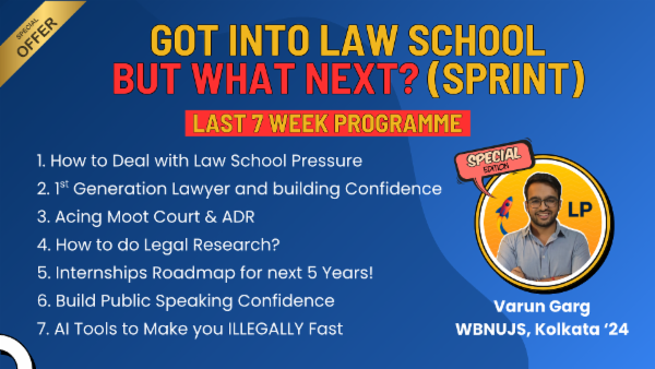 Special 1st Year Law Students Sprint Cohort (JUNE) cover