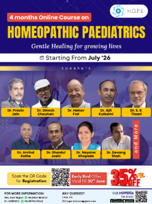 HOMEOPATHIC PAEDIATRICS cover