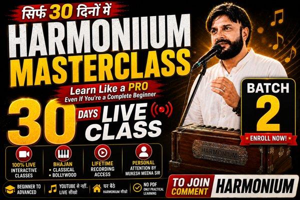 30 DAYS Live Harmonium Batch 2 cover