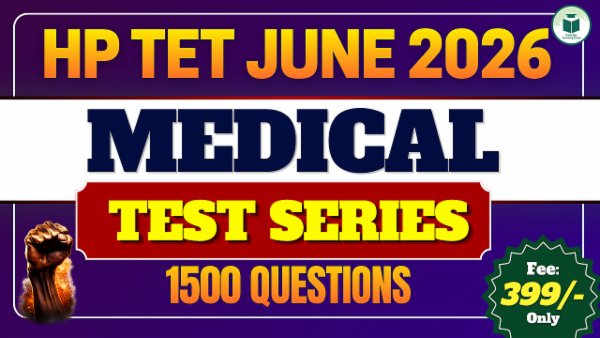 HP TET June 2026 Medical Test Series cover