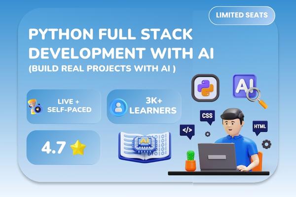 Python Full Stack Development with AI (Build Real Projects) Global cover