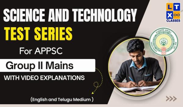 Science and Technology Test Series(EM/TM) for APPSC Group 2 Mains with Video Explanations cover