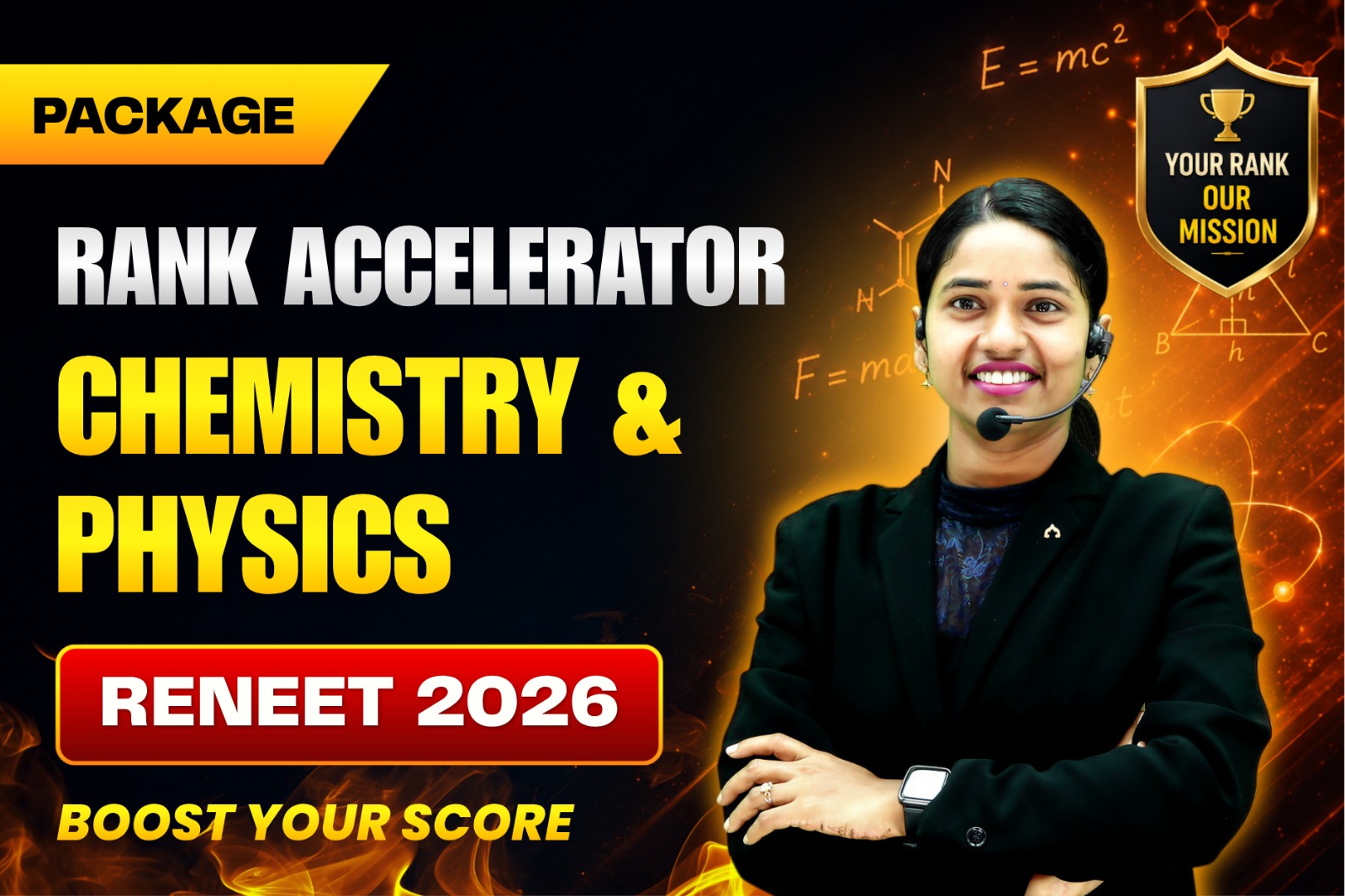 Rank Accelerator Chemistry | Physics Re-Neet 2026 cover