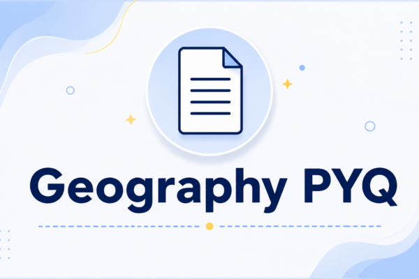 Geography PYQ course preview