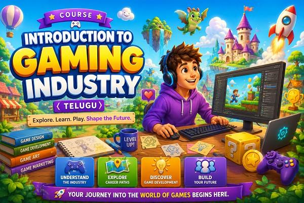 Introduction to Gaming Industry(Telugu) cover