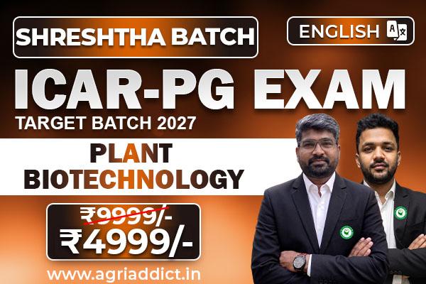 Plant Biotechnology Paid Master Course for ICAR AIEEA PG Exam 2027 cover