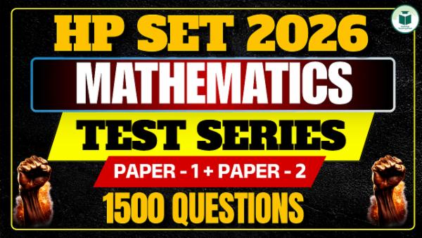 HP SET 2026 Mathematical Sciences Test Series (Paper- I & II) cover