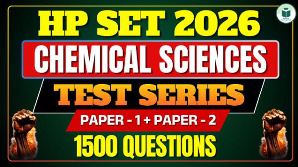 HP SET 2026 Chemical Sciences Test Series (Paper- I & II) cover