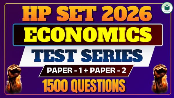 HP SET 2026 Economics Test Series (Paper- I & II) cover