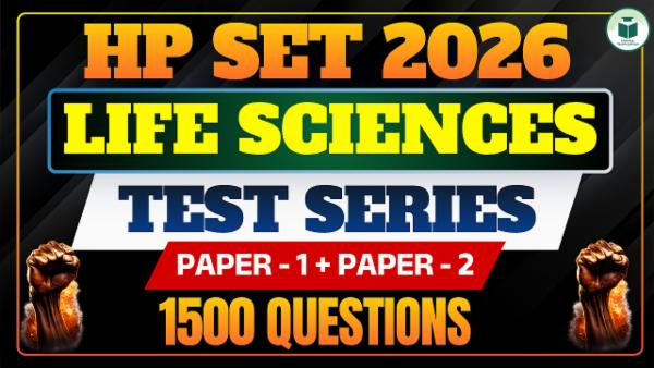 HP SET 2026 Life Sciences Test Series (Paper- I & II) cover