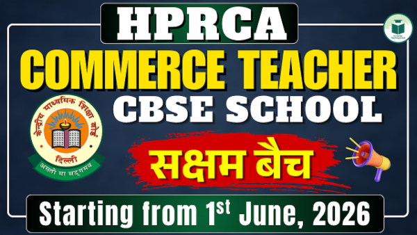 HPRCA | PGT Teacher | Commerce | Online Live Batch- 2 cover