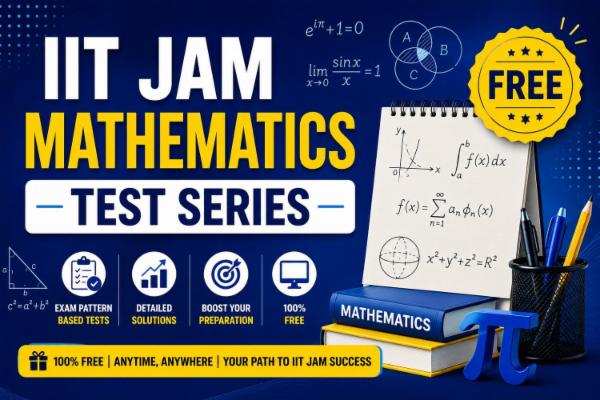 IIT JAM Mathematics Free Test Series cover