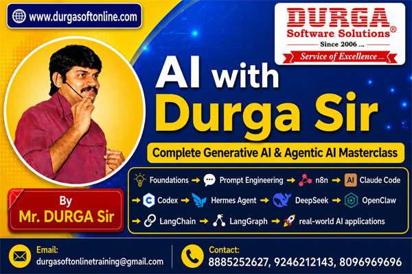 AI with Durga Sir Complete Generative AI & Agentic AI Masterclass cover