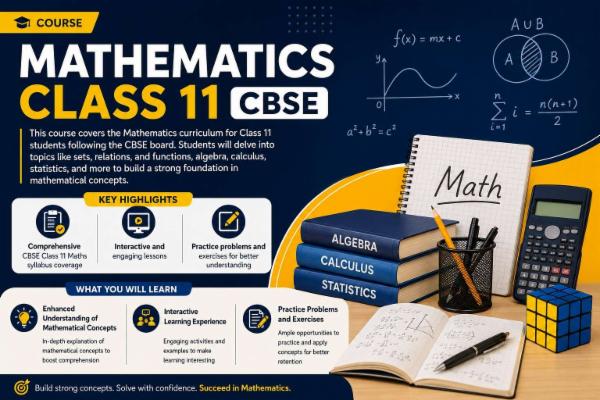Mathematics Class 11 CBSE cover