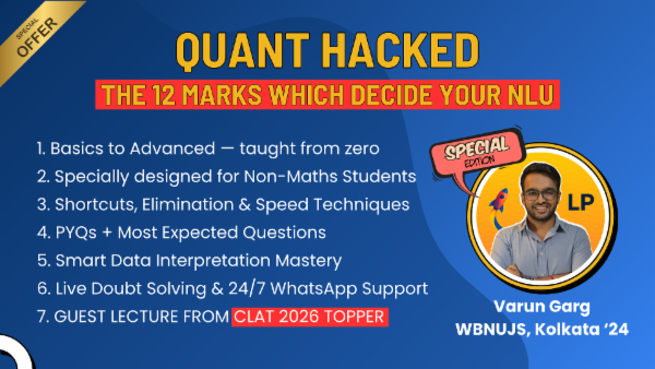 CLAT - Quantitative Techniques Hacked cover