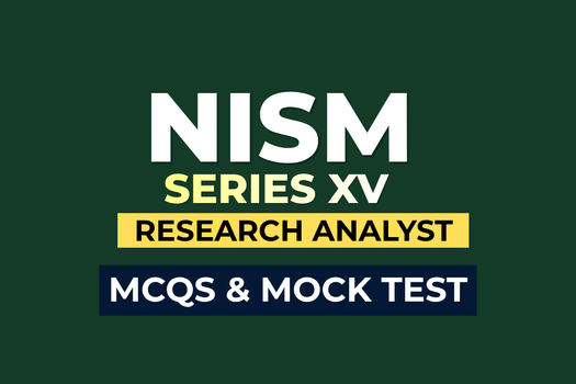 NISM Series-XV: Research Analyst MCQs Mock Test cover