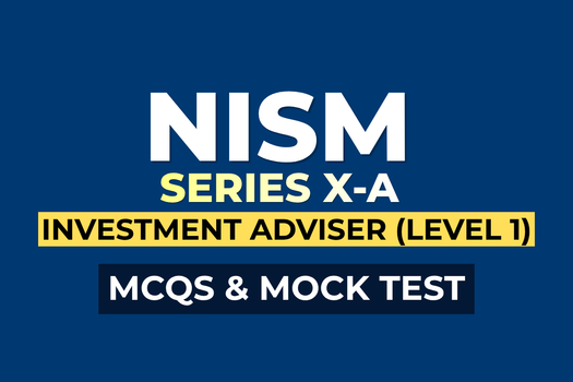 NISM-Series-X-A: Investment Adviser (Level 1) MCQs Mock Test cover