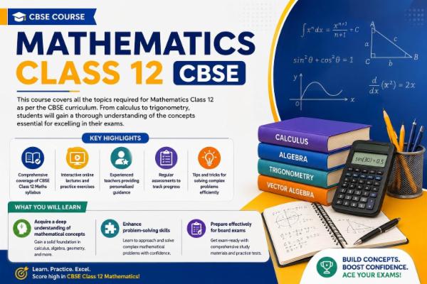 Mathematics Class 12 CBSE cover