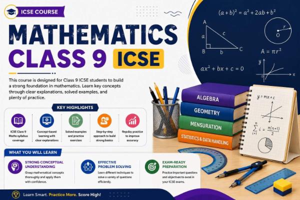 Mathematics Class 9 ICSE cover