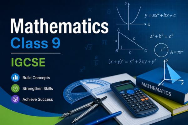  Mathematics Class 9 IGCSE cover