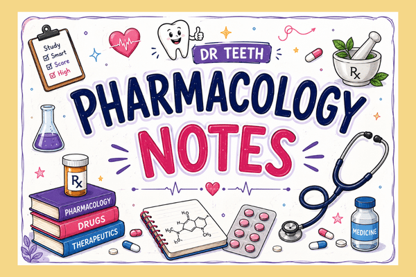 Pharmacology Notes cover